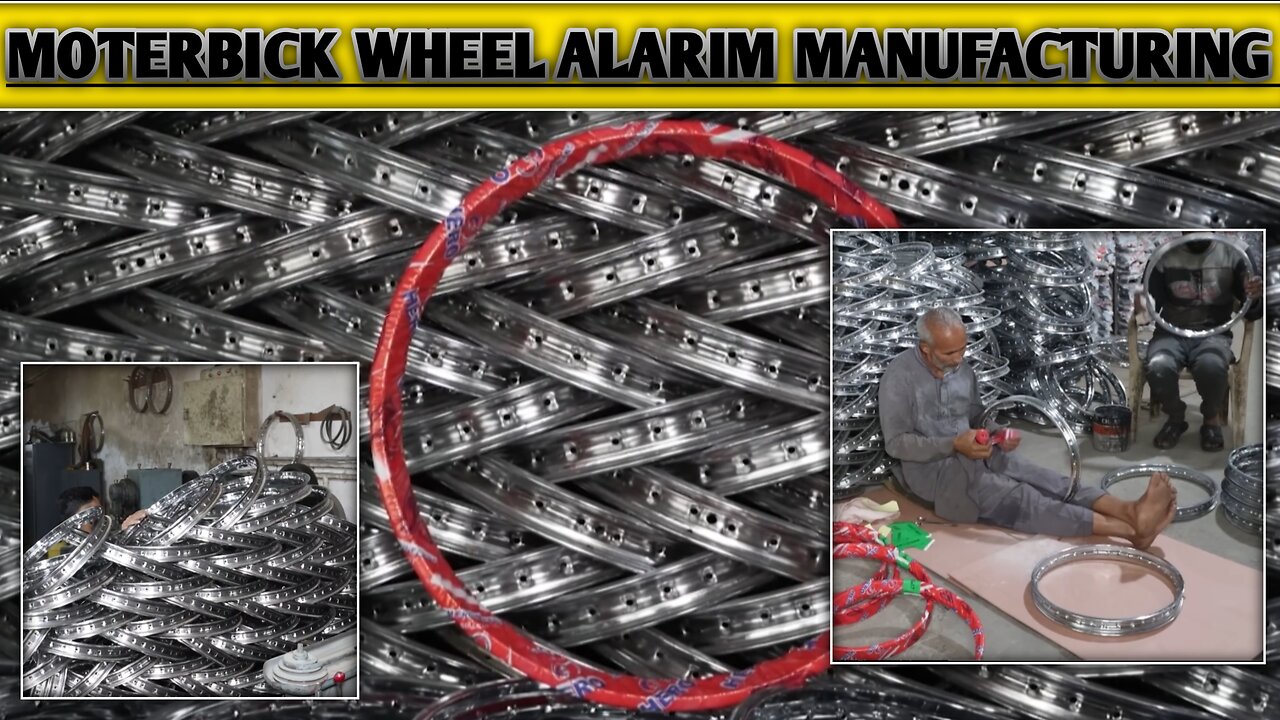 HOW ARE MANUFACTURING PROCESS OF MOTERBICK WHEEL ALARIM | PAK INFORMATION TECH