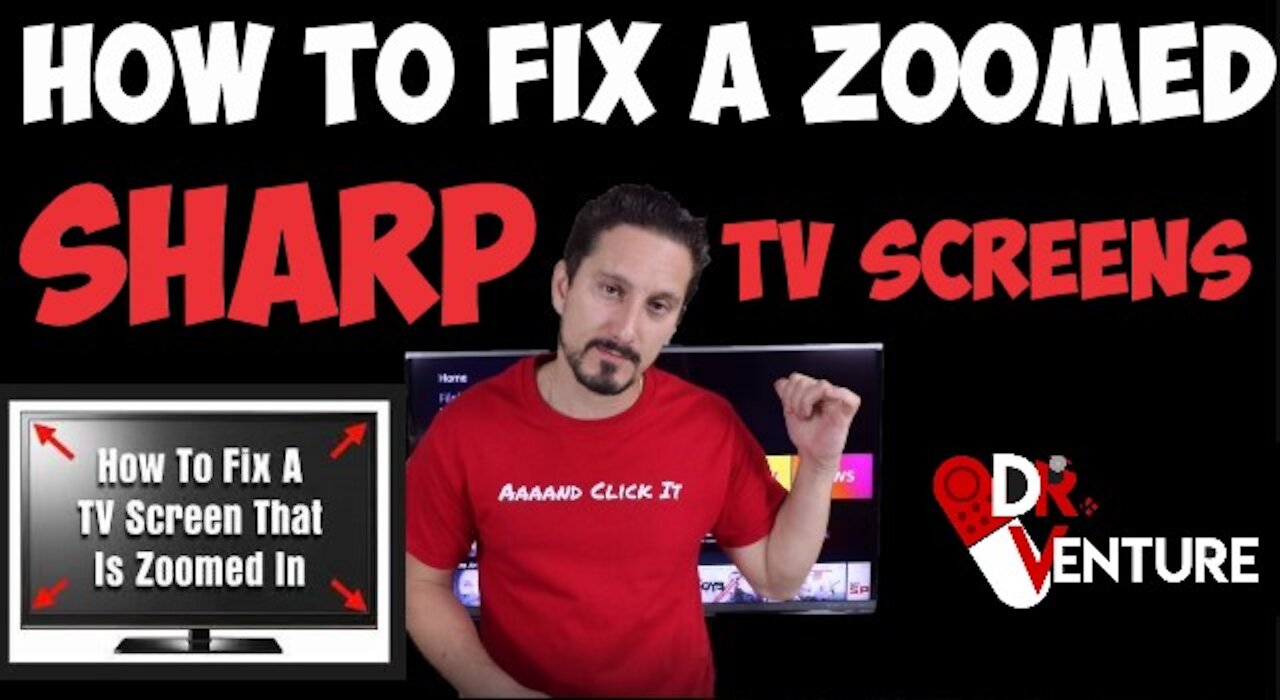 How To Fix a TV Screen that is Zoomed in