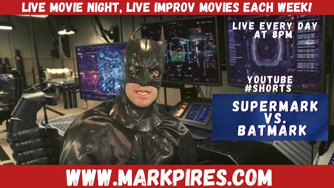 #Shorts BatMark vs SuperMark Films Live at 8pm EST! Full Film Live!