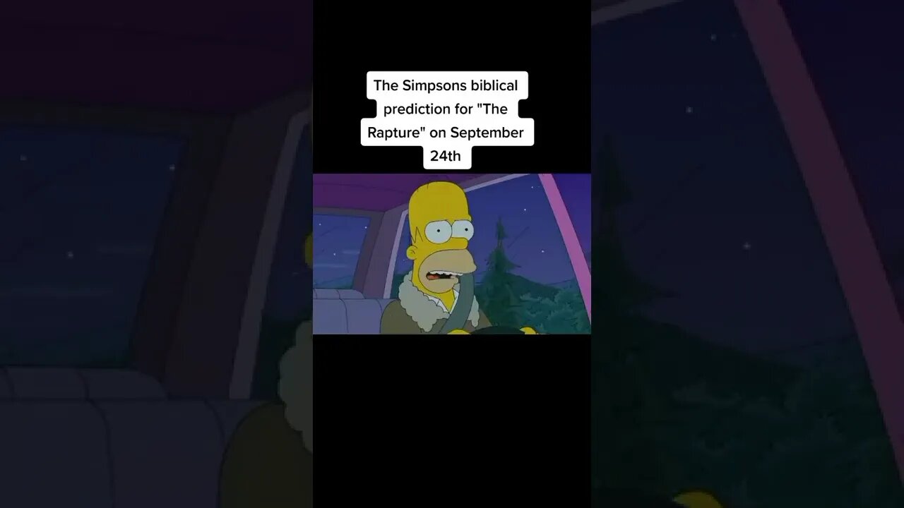 The Simpsons Rapture Prediction September 24