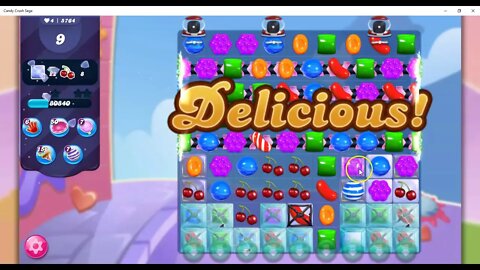 Candy Crush Level 5764 Talkthrough, 25 Moves 0 Boosters