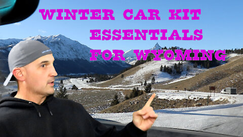 Winter Car Kit Essentials for Wyoming