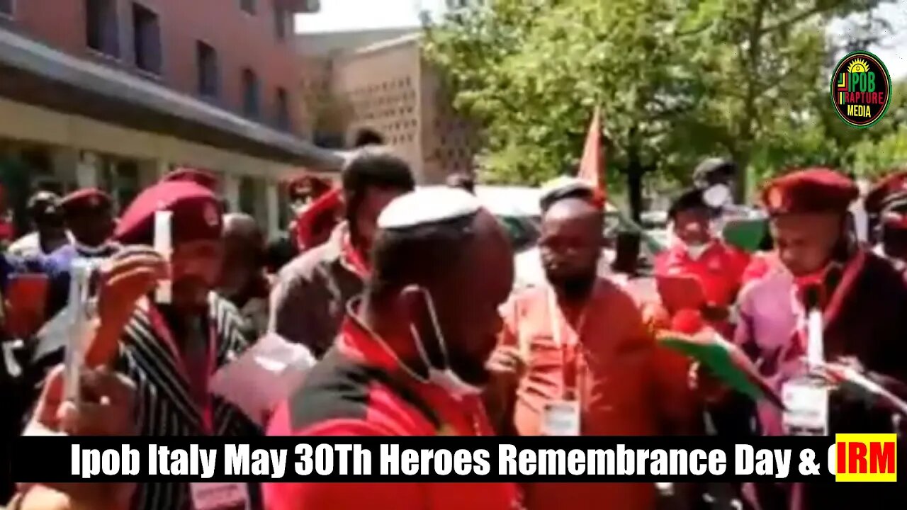 Ipob Italy May 30Th Heroes Remembrance Day & Candle Ligh | May 30Th 2022