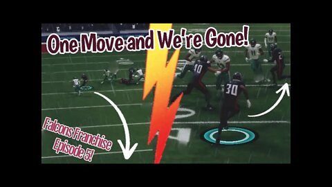 Will this HUGE kickoff return be enough to win our rain game in London!? Falcons Franchise | Ep. 5