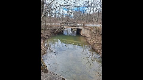 Abandoned bridge on abandoned road