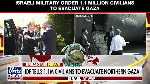 Israeli Military Order 1.1 Million Civilians to Evacuate Gaza - October 13, 2023