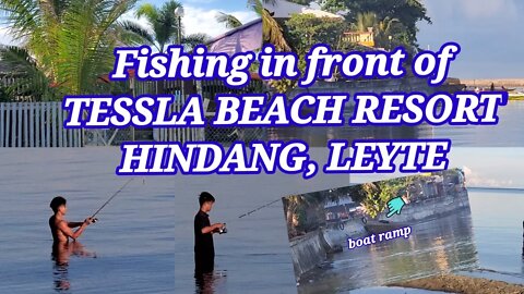 Try using our new fishing rod in front of Tessla Beach Resort in Hindang, Leyte🇵🇭
