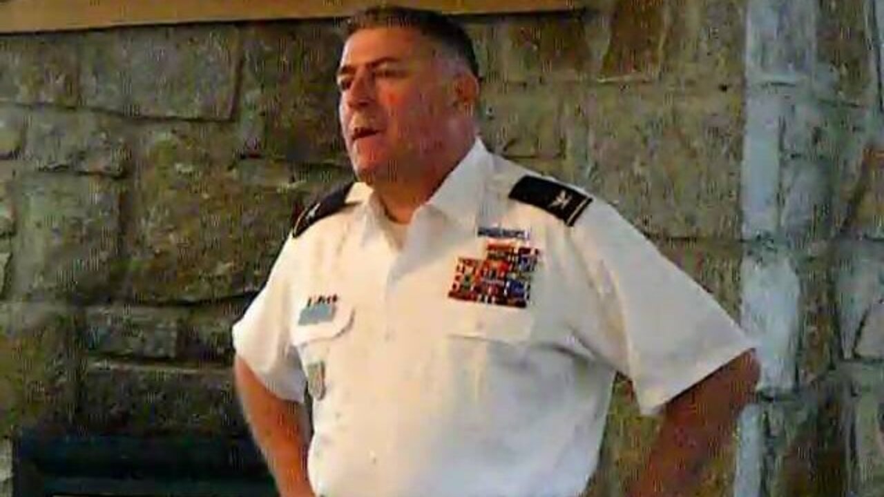 Col King answers a question