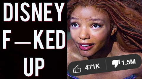 Things get WORSE for Disney's The Little Mermaid trailer! Almost TWO MILLION dislikes!