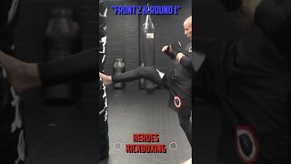 Heroes Training Center | Kickboxing "How To Throw A Front 2 & Round 1" | Yorktown Heights #Shorts