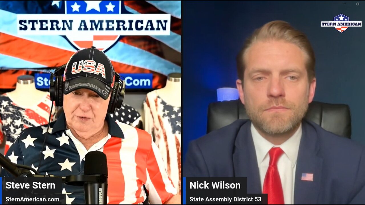 The Stern American Show - Steve Stern with Nick Wilson, Candidate for State Assembly District 53 in California