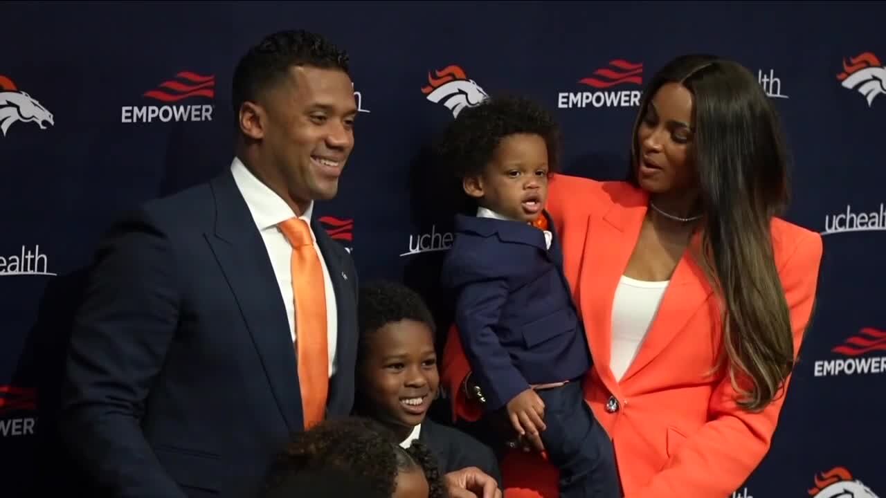 'Broncos Country, let's ride': Broncos formally introduce Russell Wilson as new quarterback