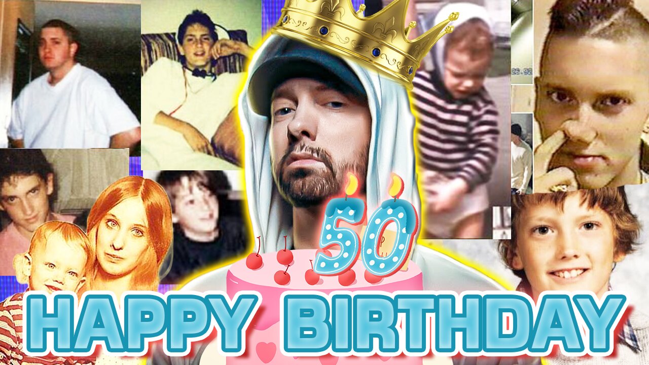Eminem Celebrates "50th" Birthday (Tribute) , 50 Cent , fans & Internet React
