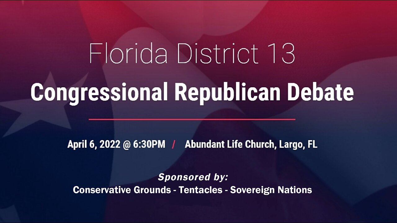 Florida Congressional Republican Debate - District 13