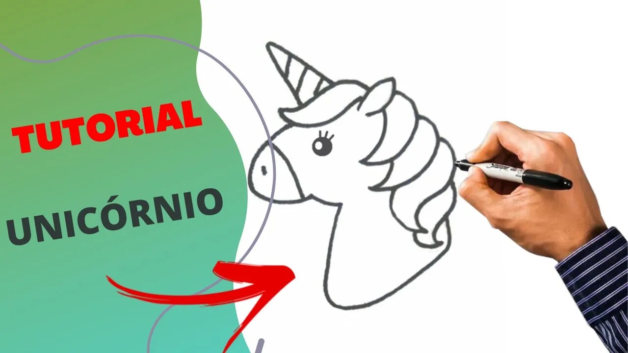 COMO DESENHAR UM UNICÓRNIO FOFO FÁCIL