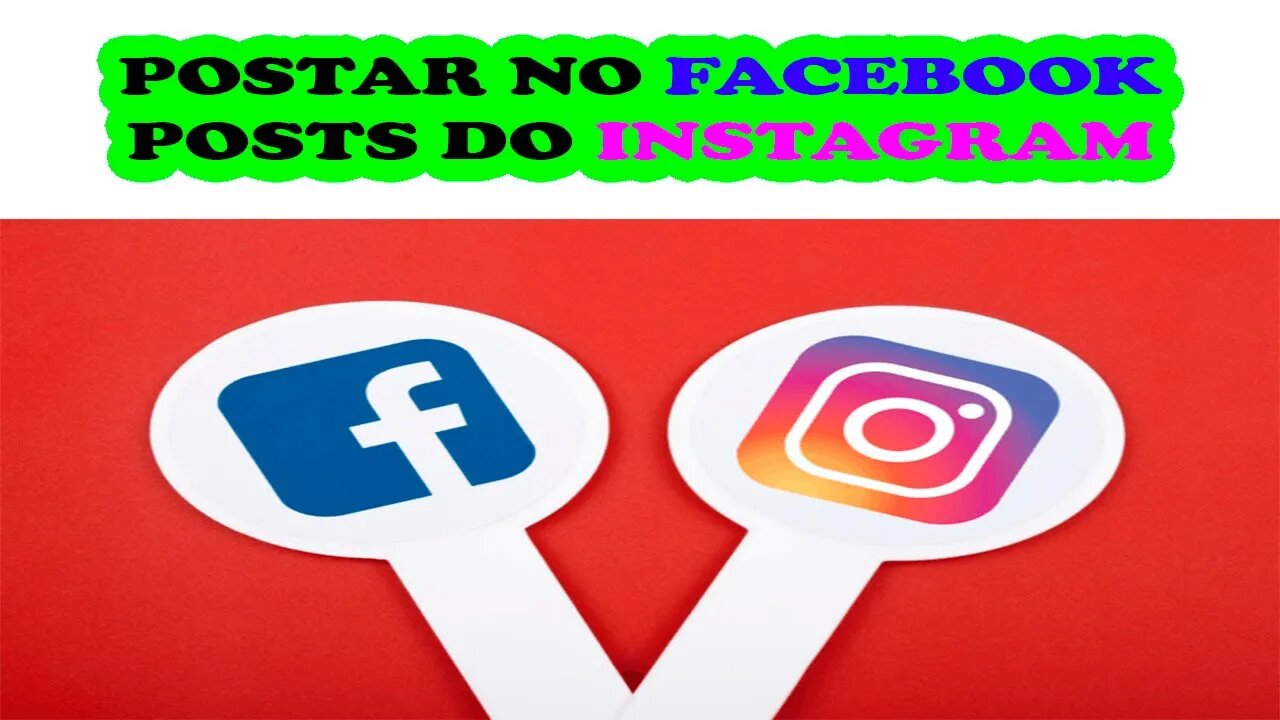 Postar publicações do Instagram AUTOMATICAMENTE no Facebook