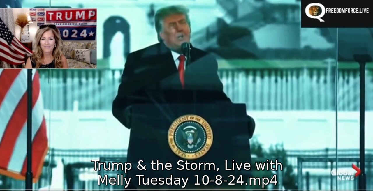 Trump & the Storm, Live with Melly Tuesday 10-8-24