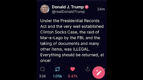 Mar a lago raid was illegal