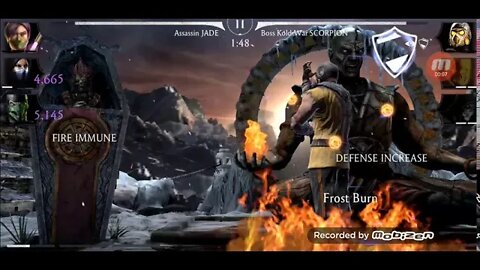 Shirai Ryu Lethal tower 180 lvl boss fight / MKXI mobile