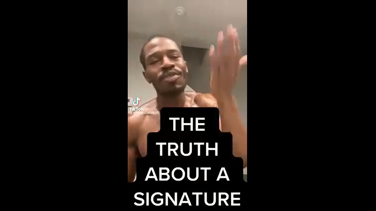 THE TRUTH ABOUT SIGNATURE