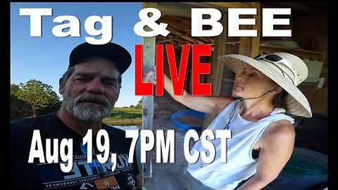 Tag and BEE Live Aug 19th 7PM CST