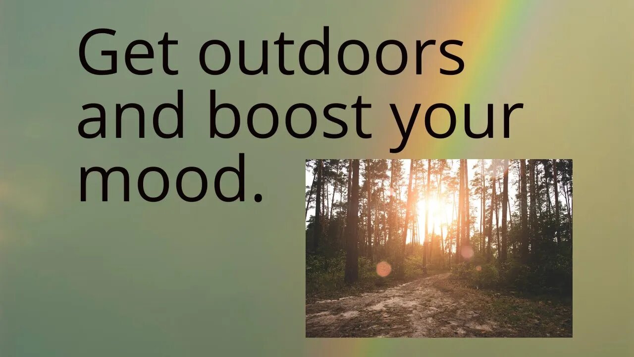 Boost Your Mood, Go Outdoors, Mindfulness Walking is Mediation