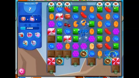 Candy Crush Level 709 Audio Talkthrough, 25 Moves 0 Boosters