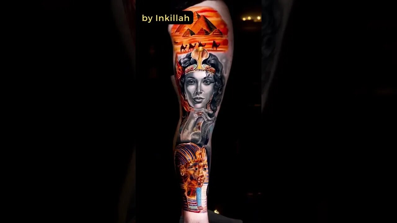 Stunning work by Inkillah #shorts #tattoos #inked #youtubeshorts