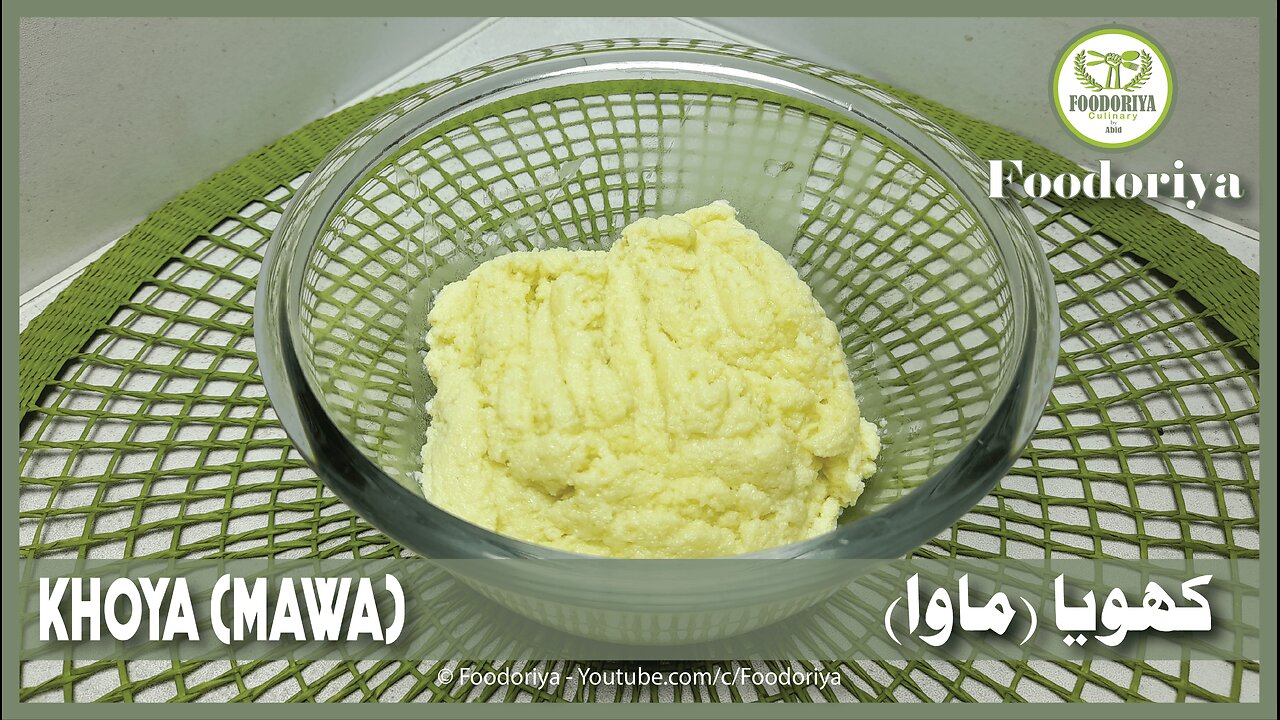 Khoya Recipe by Foodoriya | کھویا بنانے کا طریقہ| Mawa Recipe | Homemade khoya