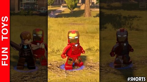 As Armaduras do Homem de Ferro no LEGO! #shortsvideo