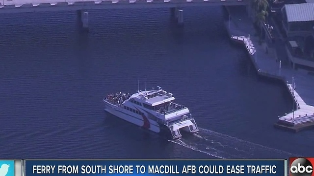 Ferry from South Shore to Macdill AFB could ease traffic