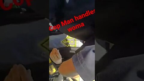 When Police rip stuff out of womans arms