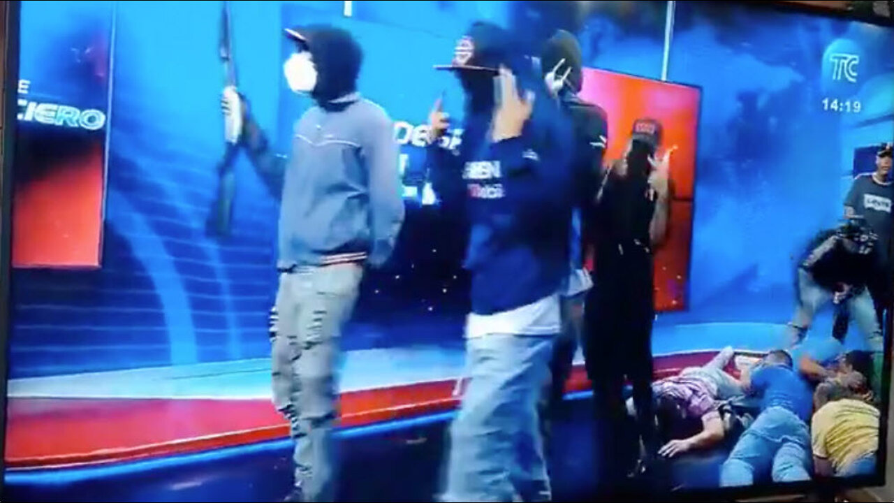 TV CHANNEL HOSTAGES TAKEN IN ECUADOR!