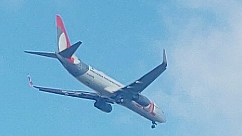 Boeing 737-800 PR-GXH coming from São Paulo to Fortaleza