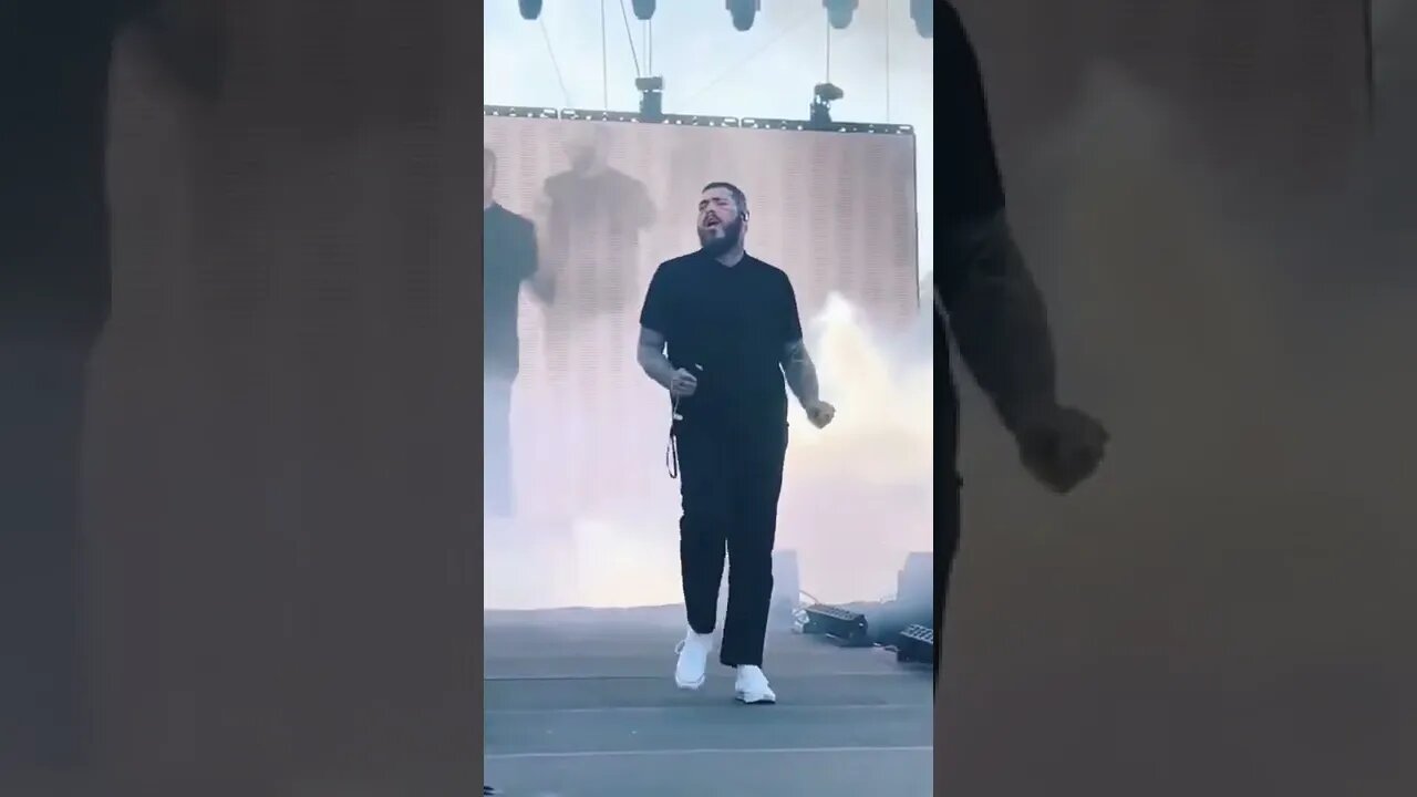 When post Malone busted out his dance moves during his performance