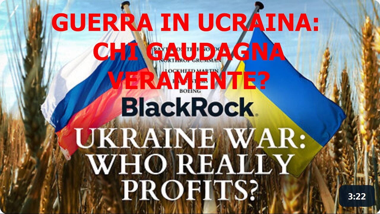 Robert Kennedy Jr. - Chi guadagna veramente dalla Guerra in Ucraina? - ITALIANO