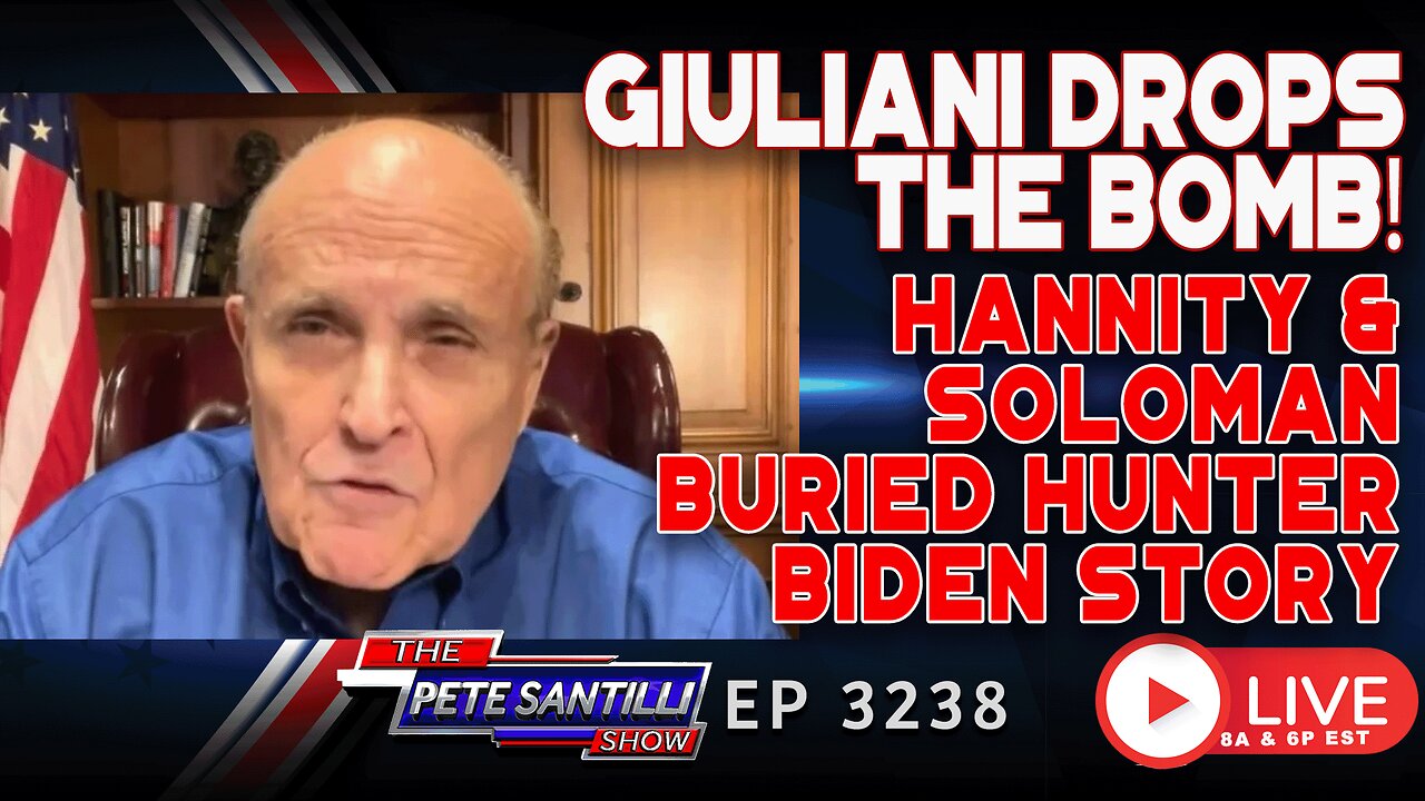 GIULIANI DROPS THE BOMB! HANNITY & SOLOMON BURIED HUNTER BIDEN STORY | EP 3238 6PM