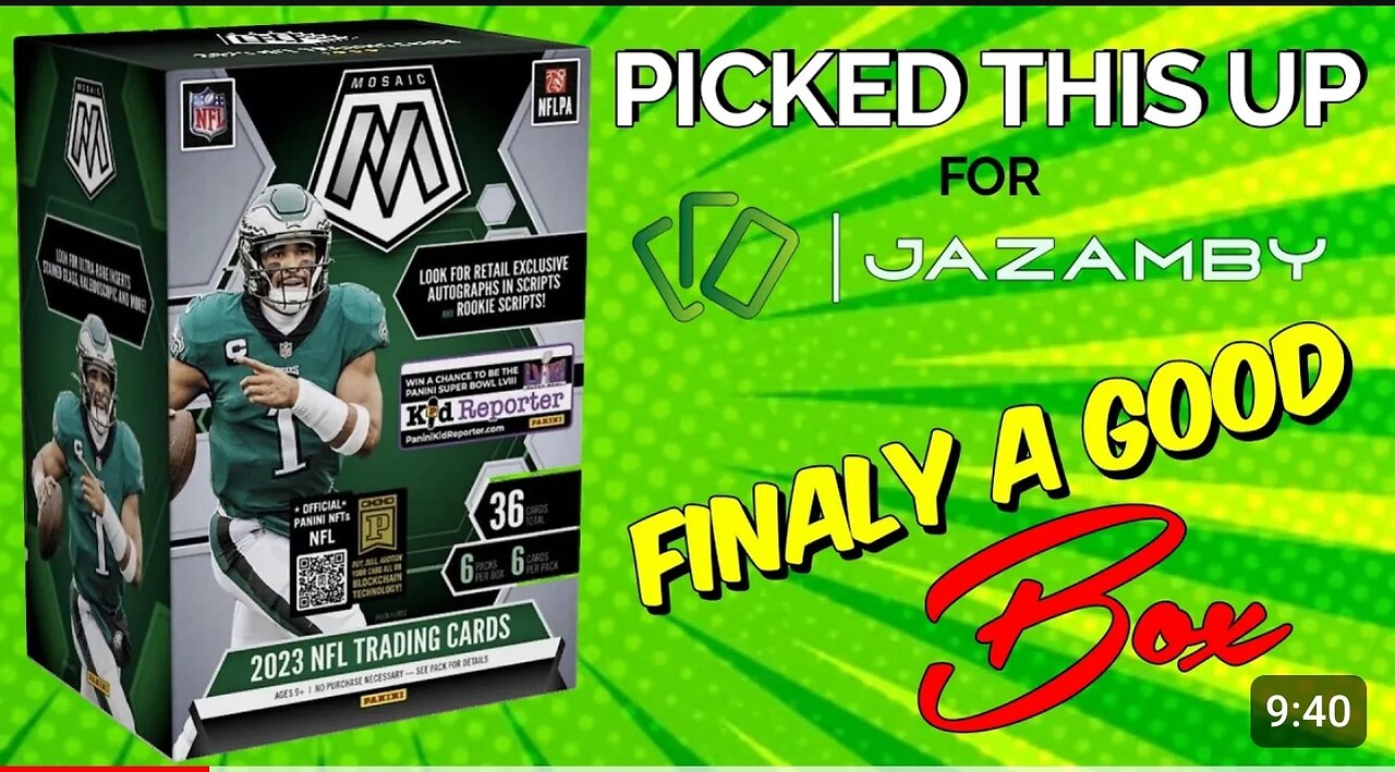 2023 Panini Mosaic NFL Football Blaster Boxes. Opening 2 Blaster Boxes With Lots Of Rookie Hits