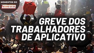 Greve dos motoristas e entregadores de aplicativos | Momentos