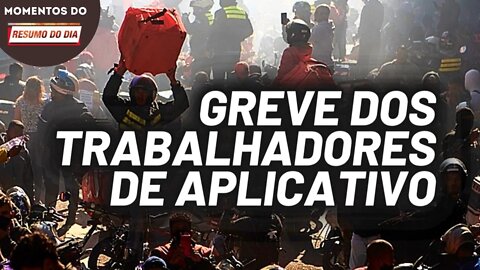 Greve dos motoristas e entregadores de aplicativos | Momentos