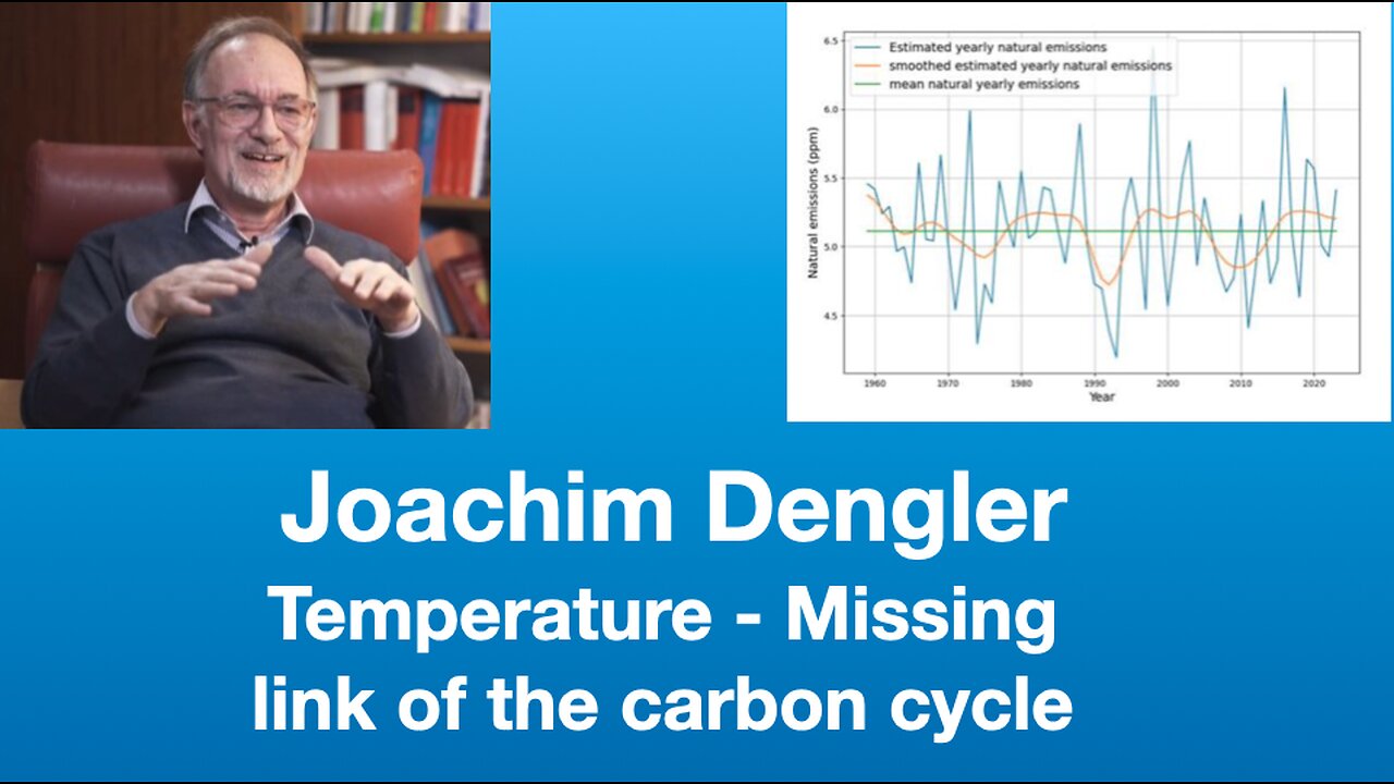 Joachim Dengler: “Temperature - Missing link of the carbon cycle” | Tom Nelson Pod #249