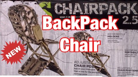 Summit Chair Pack 2.5 - HEAVY DUTY back pack and chair all in one