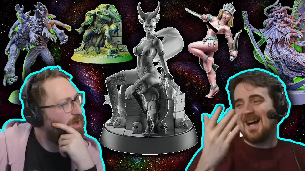 Kickstarter Miniatures 15 - Tom and Ben