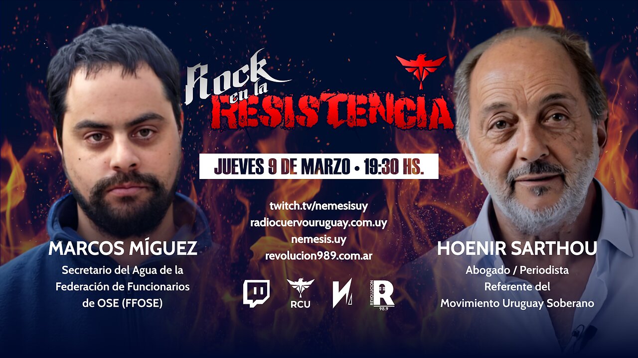 Rock en la RESISTENCIA - Con Hoenir Sarthou, Marcos Míguez, y El Batallón de Guerreras [09.03.2023]