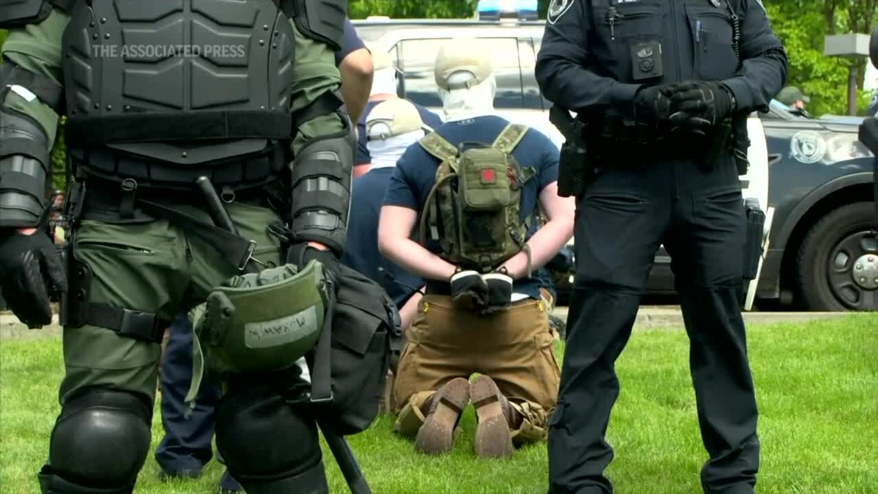 Police get death threats after arresting white supremacist members