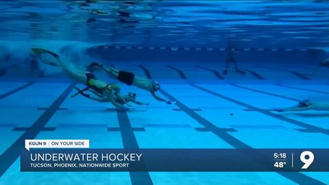 Underwater hockey growing in popularity