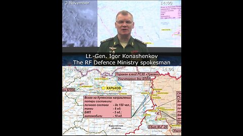 02.11.22 ⚡Russian Defence Ministry report on the progress of the deNAZIfication of Ukraine