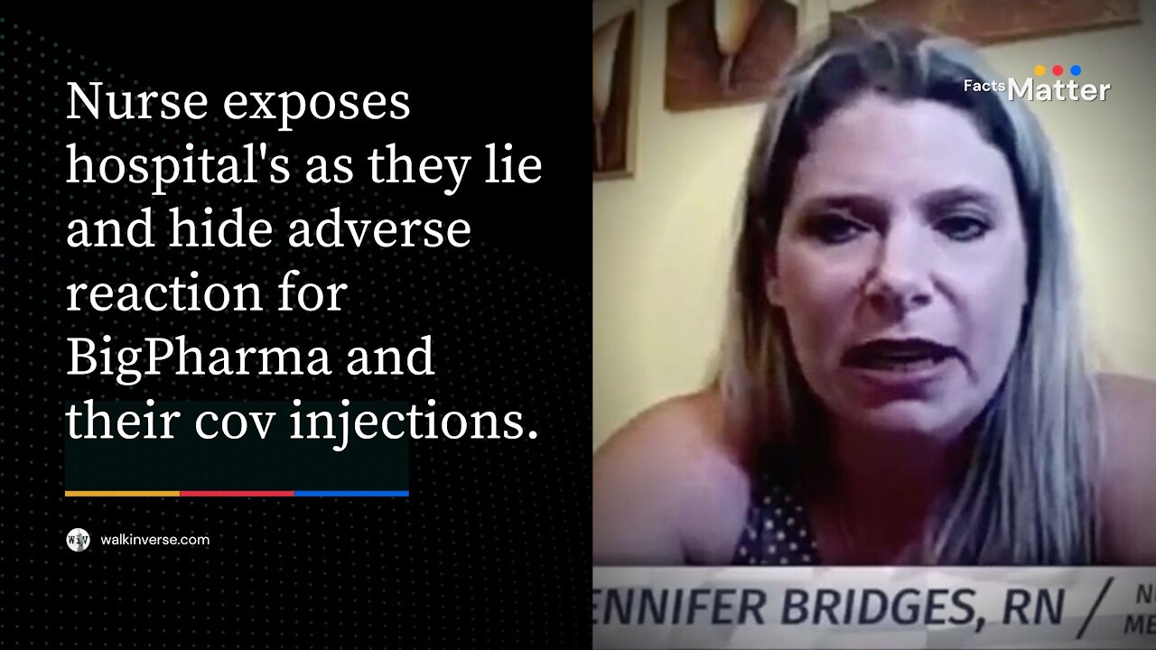 Nurse Exposes Hospital Lies and Cover Up of Adverse Events