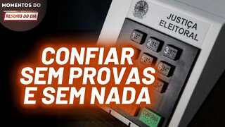 TSE afirma que não há "sala escura" e que não urnas são confiáveis | Momentos