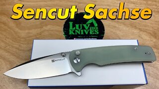 Sencut Sachse button lock flipper !!! Sencut is now hitting the big time with this bargain !